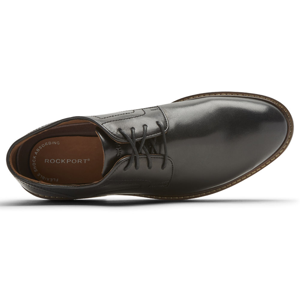 Rockport Oxfords For Mens Black - Kenton Plain Toe - CT4183695